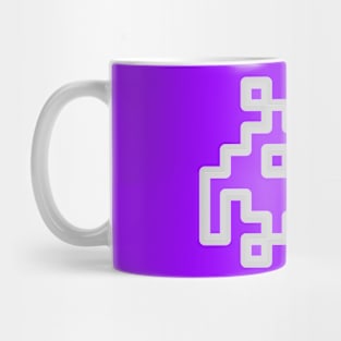 Alien Invader. Transparent. Mug